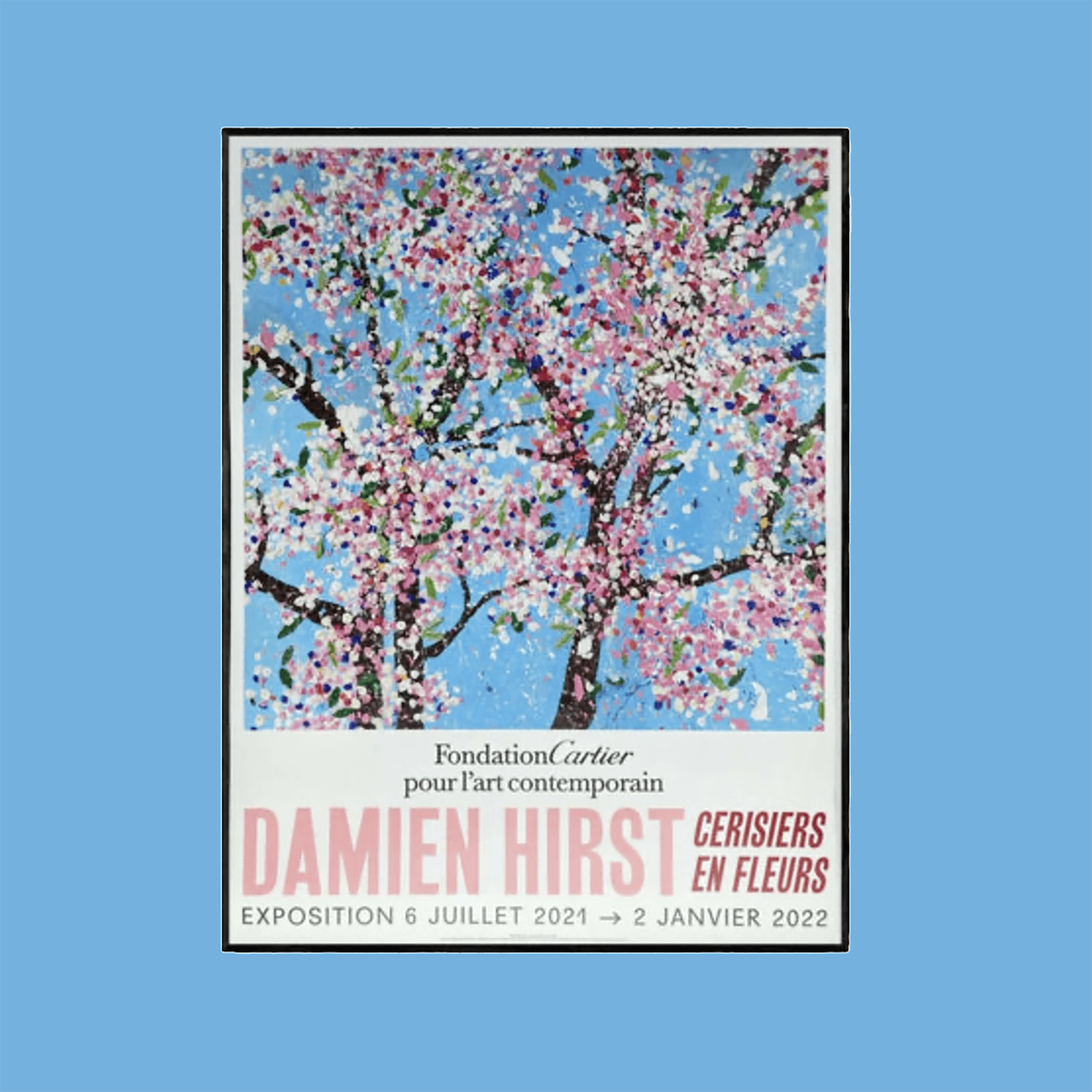 DAMIEN HIRST - CHERRY BLOSSOM 2/6 AN ORIGINAL EXHIBITION PRINT 2021