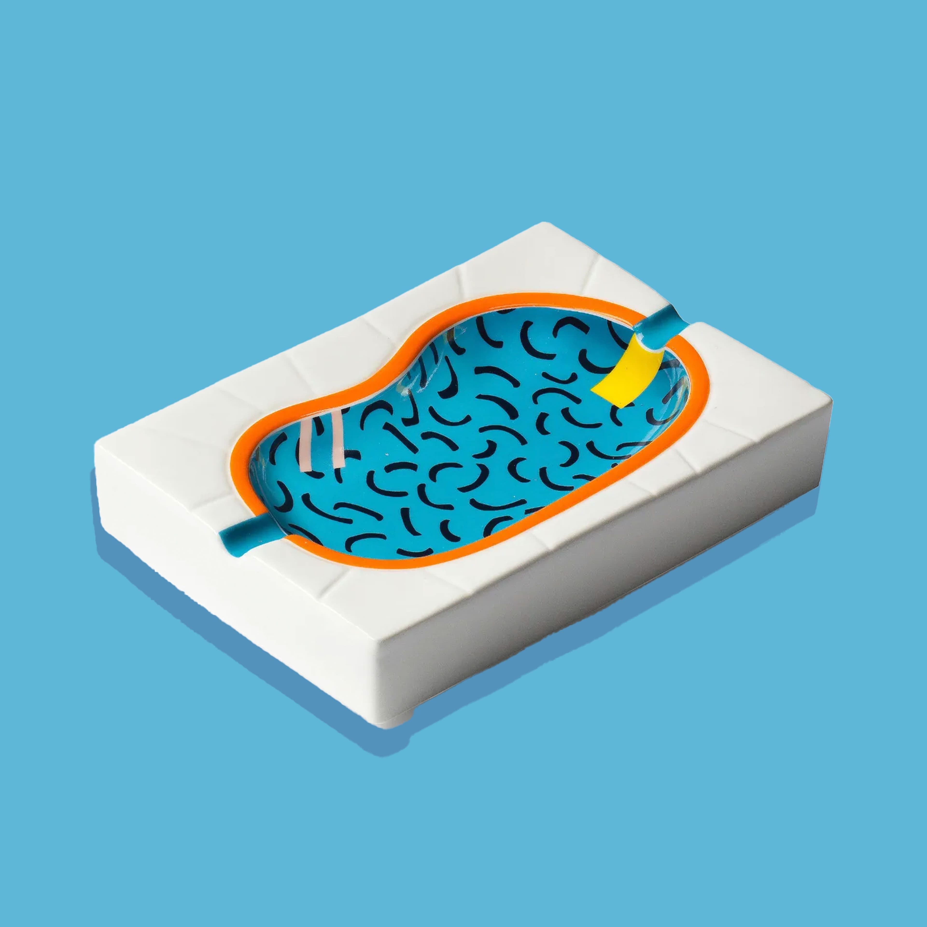 Hockney's Pool, Hollywood Hills 1978, Limited Edition ceramic.